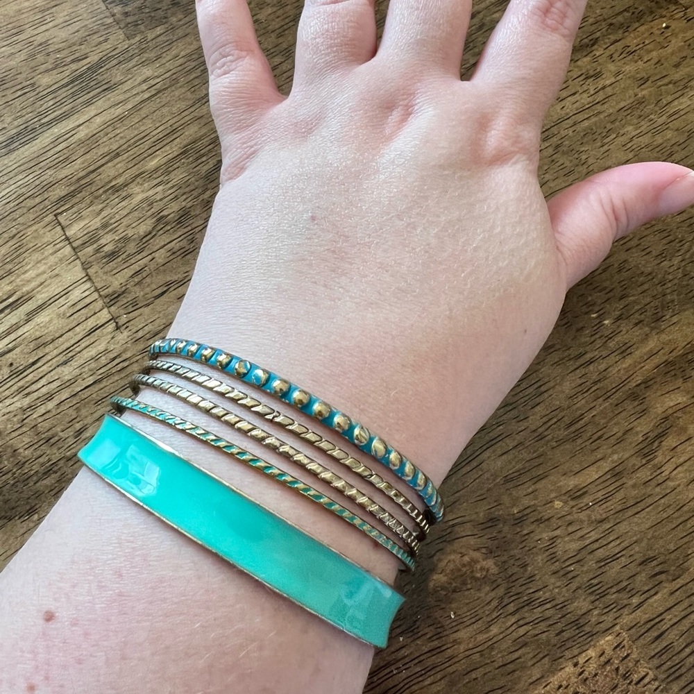 Turquoise Bangles Set - Picture 5 of 6